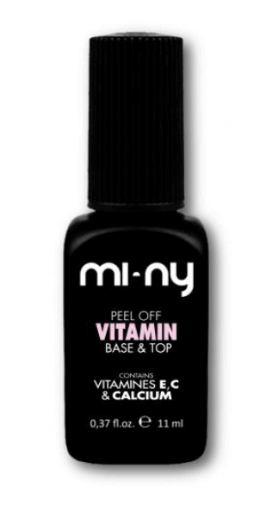 Mi-Ny VITAMIN BASE & TOP – PEEL OFF GEL POLISH 11 ml