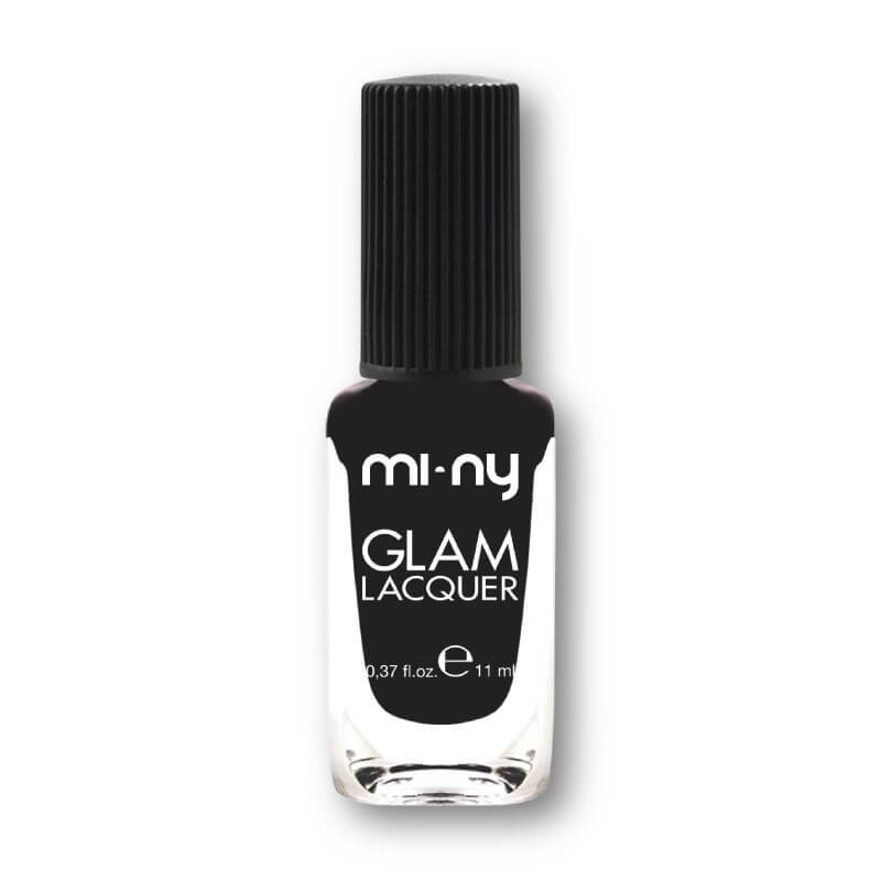 Mi-Ny NAIL POLISH GLAM - BLACK MANIA 11 ml