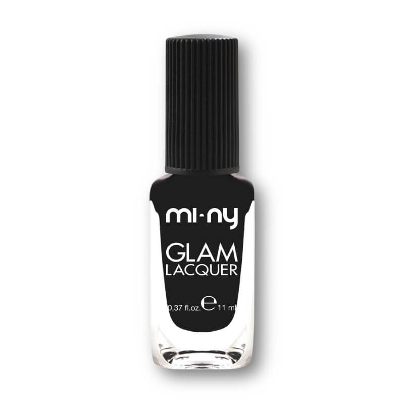 Mi-Ny NAIL POLISH GLAM - BLACK ROCK 11 ml