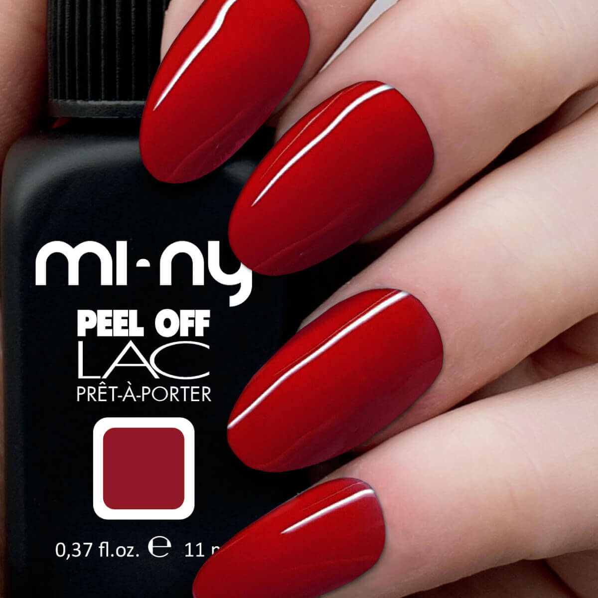 Mi-Ny PEEL LAC ONE STEP - LIPSTICK RED 11 ml