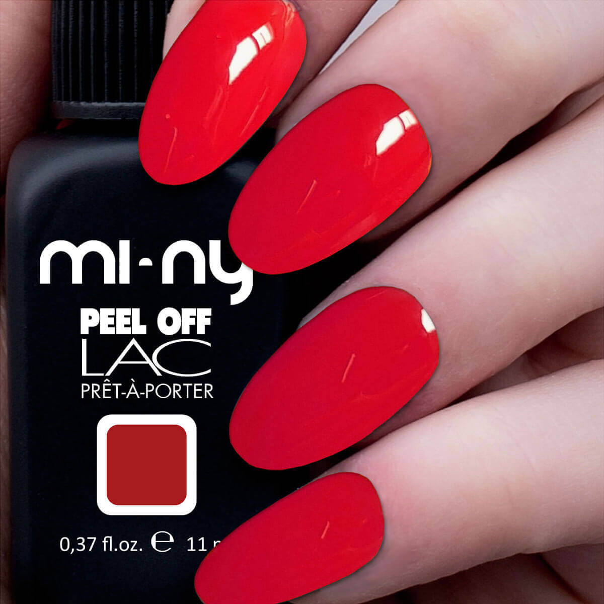Mi-Ny PEEL LAC ONE STEP - ORANGE-RED 11 ml