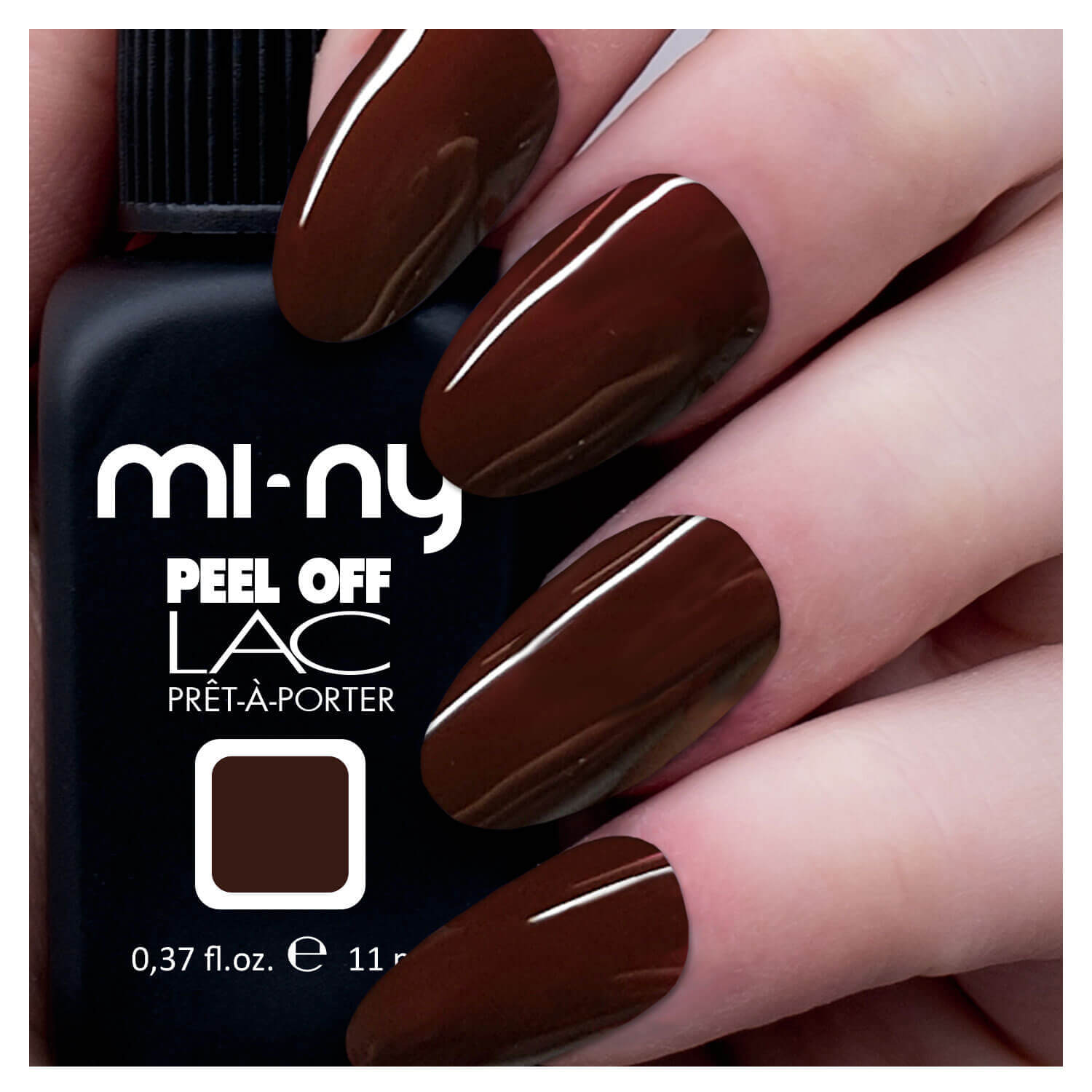 Mi-Ny PEEL LAC ONE STEP - DARK RED 11 ml